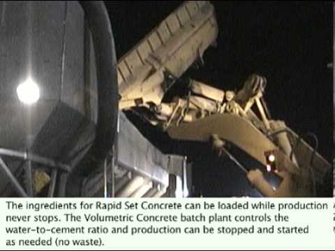 Caltrans Freeway Work at Night with Rapid Set Concrete in Lost Hills, CA