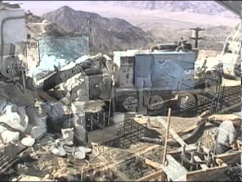 Mobile Batch Plant Type II Concrete Produced in Remote California Mountains