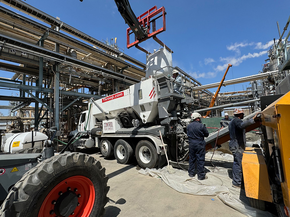 Oil Refinary - Heat Dissipating Concrete